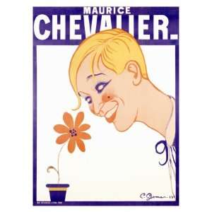 Maurice Chevalier Giclee Poster Print by Charles Gesmar, 18x24