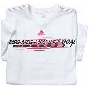  adidas Womens Meg Meg Meg T Shirts White/Small