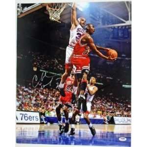  Signed Michael Jordan Picture   & Charles Barkley 16x20 