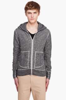 Wings + Horns Knit Hoodie for men  