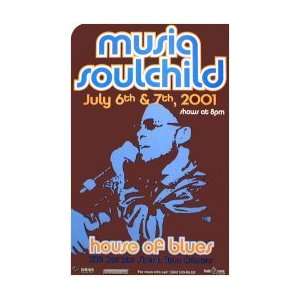  MUSIQ   Limited Edition Concert Poster   by Robe