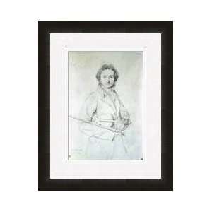  Portrait Of Niccolo Paganini 17821840 1819 Framed Giclee 