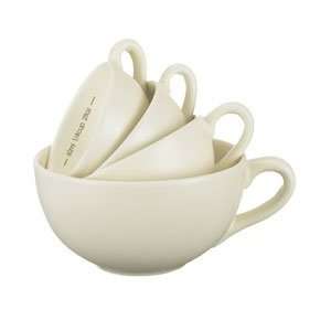 Nigella Lawson Cream Ceramic Measuring Cups 4 Piece Set  