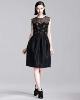 Lela Rose Sleeveless Dress  
