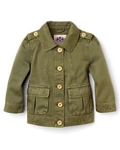 Juicy Couture Girls Military Jacket   Sizes 7 14