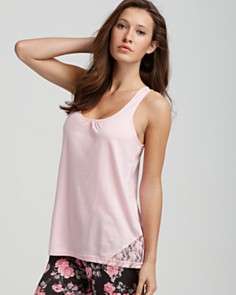 PJ Salvage All About Love Tank Top with Lace