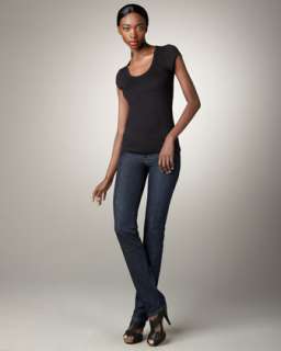 814 Cigarette Pure Mid Rise Jeans