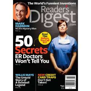  Readers Digest March 2010 Peggy Northrop Books