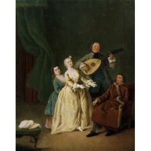 Hand Made Oil Reproduction   Pietro Longhi   32 x 40 inches   The 
