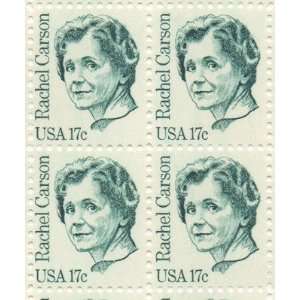 Rachel Carson Set of 4 x 17 Cent US Postage Stamps NEW Scot 1857