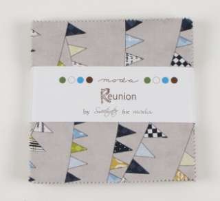 Moda Reunion 5 Charm Squares Sweetwater Fabric  