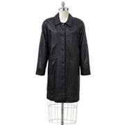 Excelled Leather Walker Coat   Womens Plus