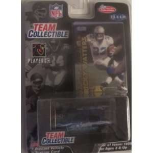   White Rose NFL Diecast GMC Yukon featuring Ricky Watters trading card