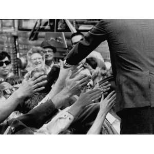 Senator Robert F. Kennedy Campaigning in Indiana During Presidential 