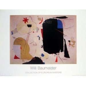  Monturi Rot Und Bla,1953   Poster by Willi Baumeister (35 