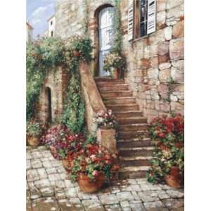  Roger Duvall   Stone Stairway, Perugia Canvas
