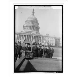   Royal S. Copeland of N.Y. releasing pidgeons in front of U.S. Capitol