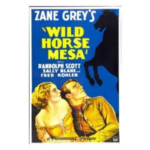  Wild Horse Mesa, Sally Blane, Randolph Scott, 1932 Premium 
