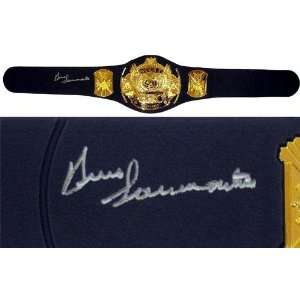  Bruno Sammartino Signed Replica Heavyweight Championship 