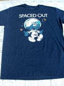 Men T Shirt Smurf Spaced Out s l xl xxl New Film  