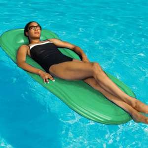 New Spongex Hilton Head Pool Float Lounge   Lime  