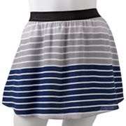 SO Striped Skirt   Juniors Plus