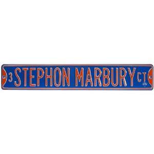  New York Knicks Stephon Marbury Authentic Street Sign 
