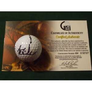  Stewart Cink British Open PGA Golf Signed Golf Ball GAI 