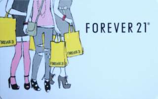 FOREVER 21 Gift Card Shop COLLECTIBLE NO VALUE  
