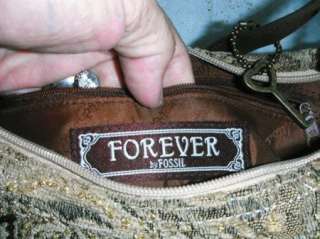 Forever Fossil Beaded Handbag Purse  