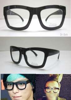   Oversized Black Thick Bold Full Rim Eye Glasses Frame T.O.P GD  