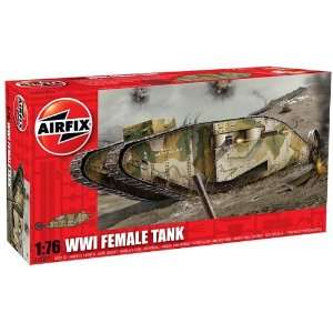  Airfix A02337 176 Scale WWI Female Tank Military Vehicles 