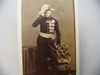 French General Castellane Disderi CDV Photo Napoleon  