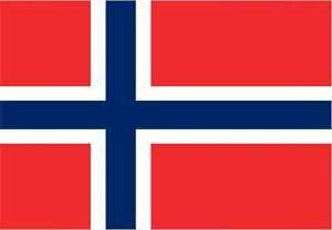 NORWAY FLAG FRIDGE MAGNET  