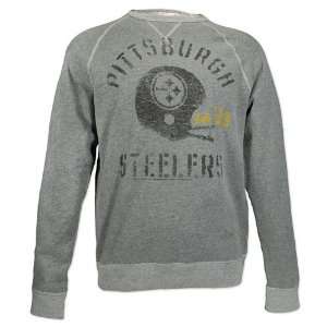    Pittsburgh Steelers Terry Raglan Crew Sweatshirt