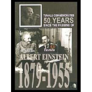  Albert Einstein Thomas Mann   Mint Stamp Tuvalu 981 