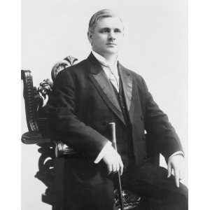 1912 photo Sen. Thomas P. Gore, three quarter length portrait, seated 