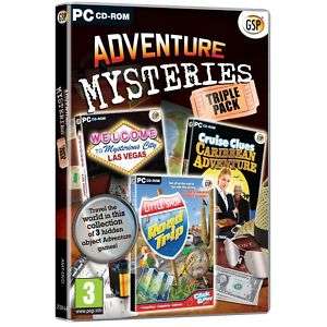 ADVENTURE MYSTERIES HIDDEN OBJECT GAME TRIPLE PACK  NEW  
