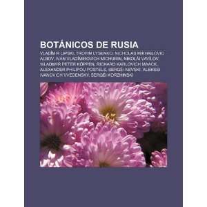  Botánicos de Rusia Vladímir Lipski, Trofim Lysenko 