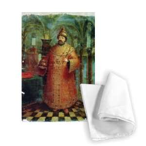  Tsar Ivan Alexeevich V (1666 96) (oil on   Tea Towel 100 