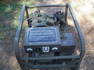 Portable Military Generator 28 volt DC 1.5KW 53.5Amps  