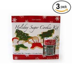 Dean Jacobs Holiday Sugar Cookie Kit, 10.9 Ounce (Pack of 3)