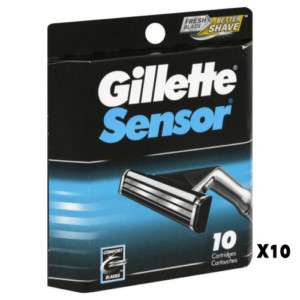 Gillette Sensor Refills 100 Cartridges  