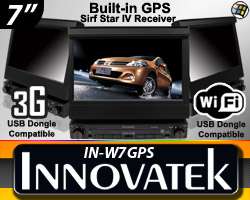   IN W7GPS Windows Car GPSBluetooth Player   USACANADA GPS Maps