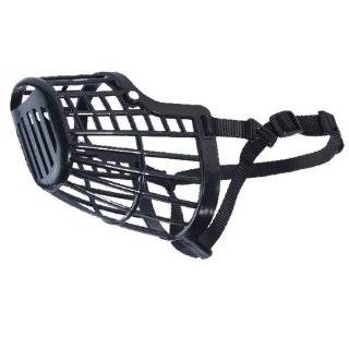 Guardian Gear Plastic Dog Basket Muzzle, Large, Black by Guardian