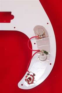 LEFT HANDED SCRATCHPLATE & PICKUP ASSEMBLY FOR PRECISION BASS/CHOICE 