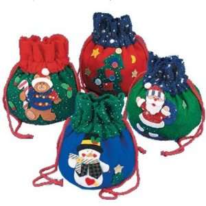  Holiday Drawstring Bags Case Pack 12   635509