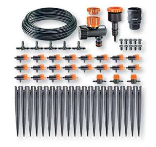 New Drip Irrigation Watering Kit   Includes 65 Hose & Drippers  