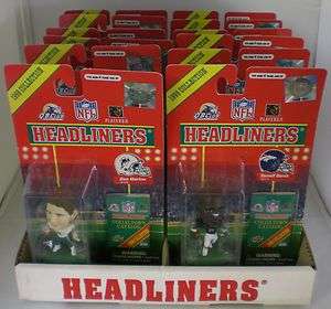 Vintage Bobblehead 12 NFL FOOTBALL HEADLINER 1998 Collection Edition 