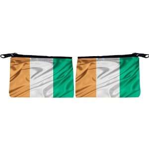  Rikki Knight Ireland Flag Scuba Foam Coin Purse Wallet 